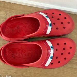 Red Men's Crocs Cars McQueen